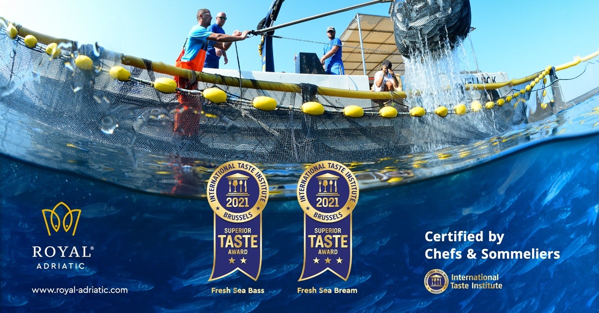 Royal Adriatic products receive the most prestigius worldwide recognition for quality-Superior Taste Aword 2021